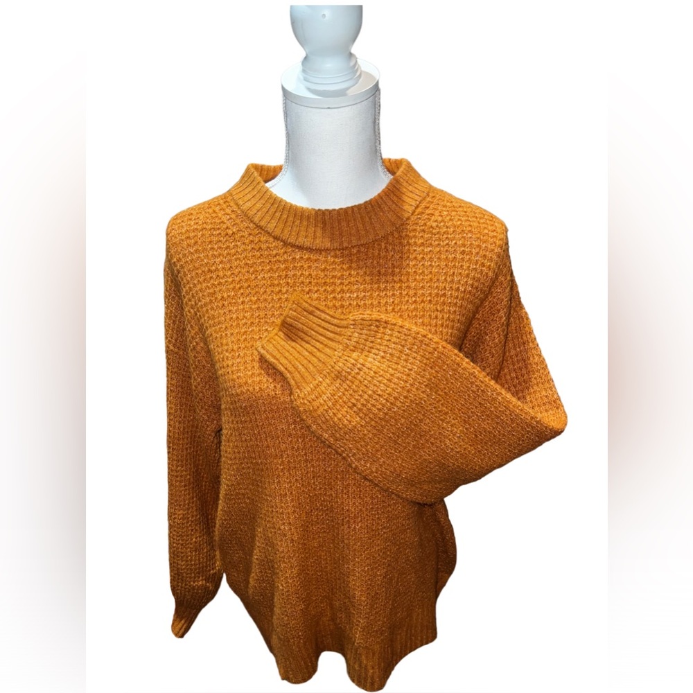 American Eagle size S oversized super soft sweater golden orange/yellow color